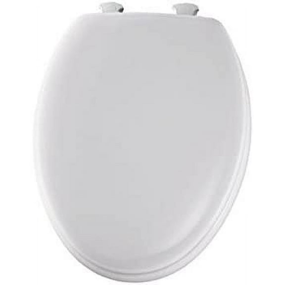 Mayfair Elongated Wood Toilet Seat 144ECA-000 - Traditional Style - White