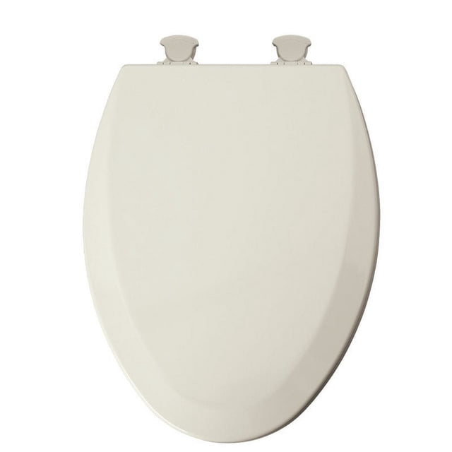 Mayfair 41EC 034 Molded Wood Toilet Seat – Round, Sky Blue – With Lift-Off Hinges & STA-TITE Fastening – No-Wiggle, Easy-Clean Design