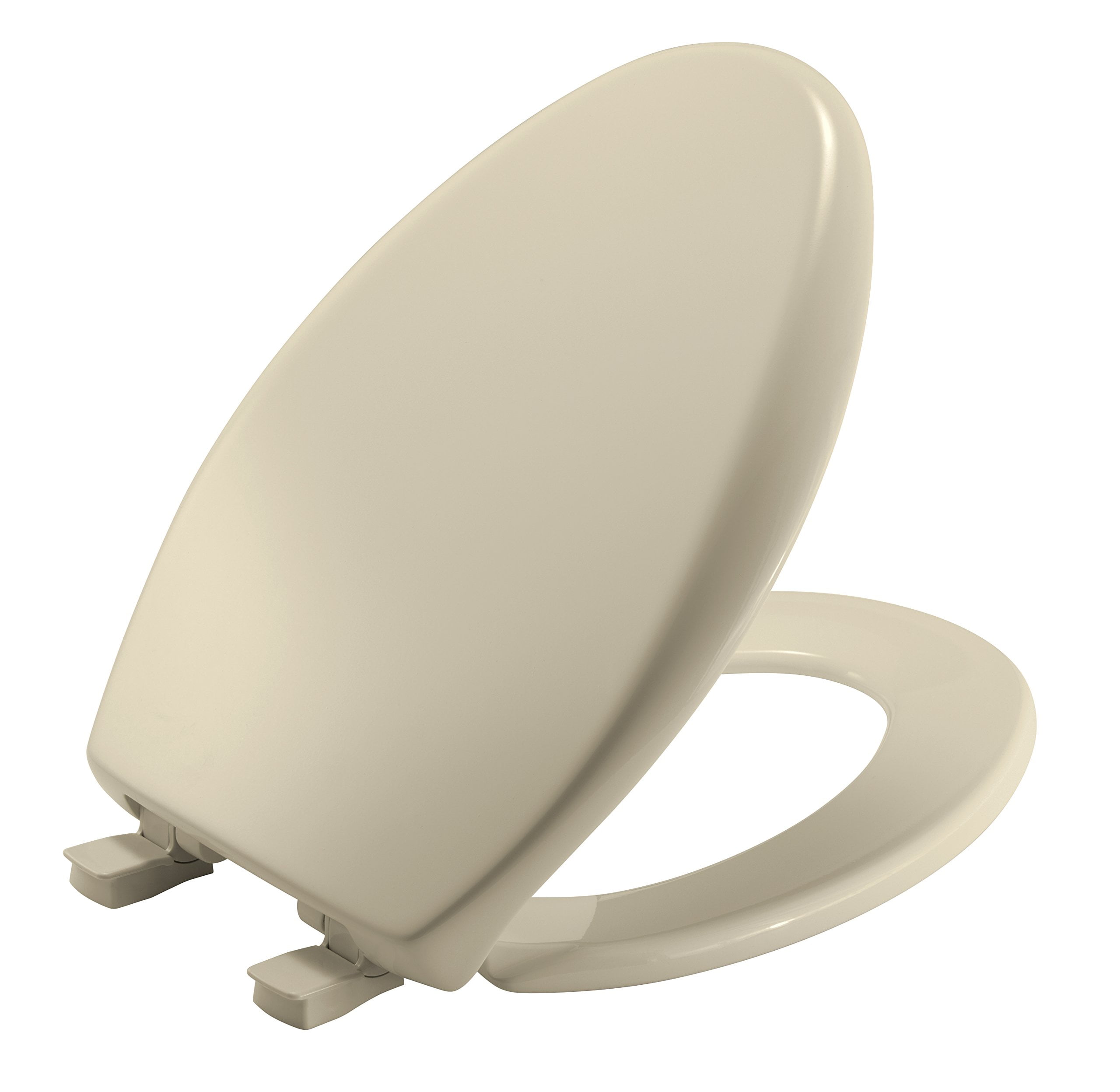 Mayfair 20SLOWE 006 Slow-Close Plastic Toilet Lift-Off Hinges, STA-TITE Seat Fastening System, Elongated, Bone