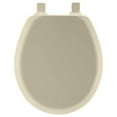 thumbnail image 1 of Mayfair 41EC-006 Round Molded Wood Toilet Seat w/Easy-Clean & Change Hinge, Bone, Each, 1 of 1