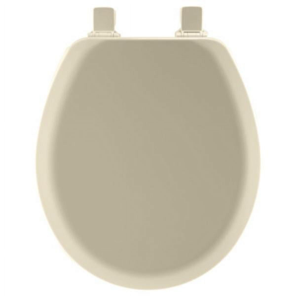 Mayfair 41EC-006 Round Molded Wood Toilet Seat w/Easy-Clean & Change ...