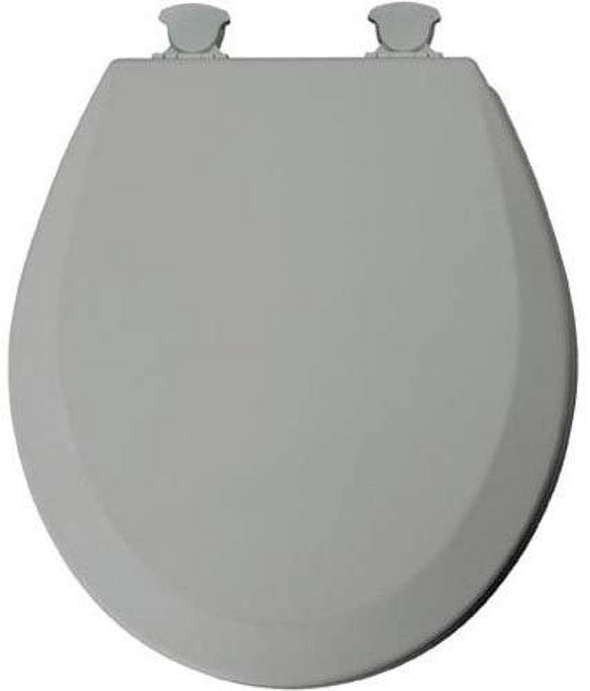 Mayfair 46EC 162 Molded Wood Toilet Seat with LiftOff Hinges, Round