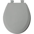 thumbnail image 1 of Mayfair 46EC 162 Molded Wood Toilet Seat with Lift-Off Hinges, Round, Silver, 1 of 6