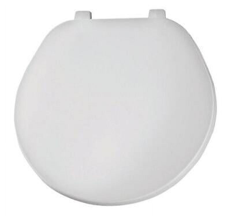 Mayfair Bemis Round White Plastic Toilet Seat