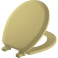 thumbnail image 1 of Mayfair Cameron Round Enameled Wood Toilet Seat in Harvest Gold with Stay·Tite Seat Fastening System and Easy·Clean Hinge, 1 of 5