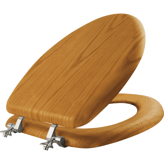 Mayfair Elongated Veneer Toilet Seat - Single Pack — Residential Use, Standard Application
