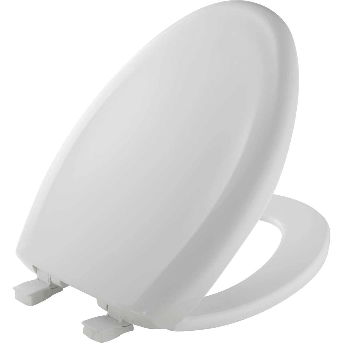 Mayfair Kendall Slow Close Elongated White Enameled Wood Toilet Seat