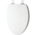 thumbnail image 1 of Mayfair Kendall Slow Close Elongated White Enameled Wood Toilet Seat, 1 of 9