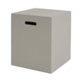 thumbnail image 1 of Mayfair Lightweight Concrete Outdoor Tank Holder Side Table, Light Gray, 1 of 14