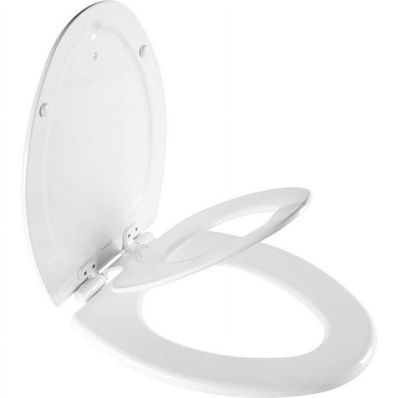 Mayfair NextStep2 Elongted Toilet Seat with Built-In Potty Training Seat