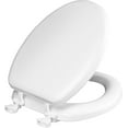 Mayfair Padded Toilet Seat, Cushioned Soft Vinyl over Wood Core Seat