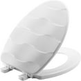 thumbnail image 1 of Mayfair Slow Close Elongated White Enameled Wood Toilet Seat, 1 of 2