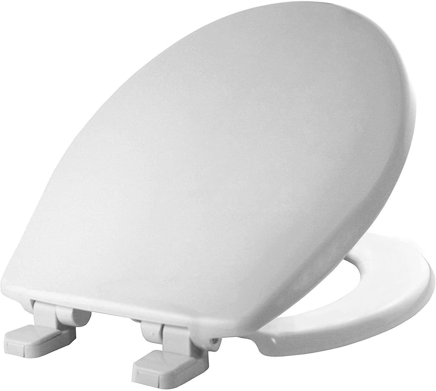 Mayfair White Round Slow Close Plastic Toilet Seat