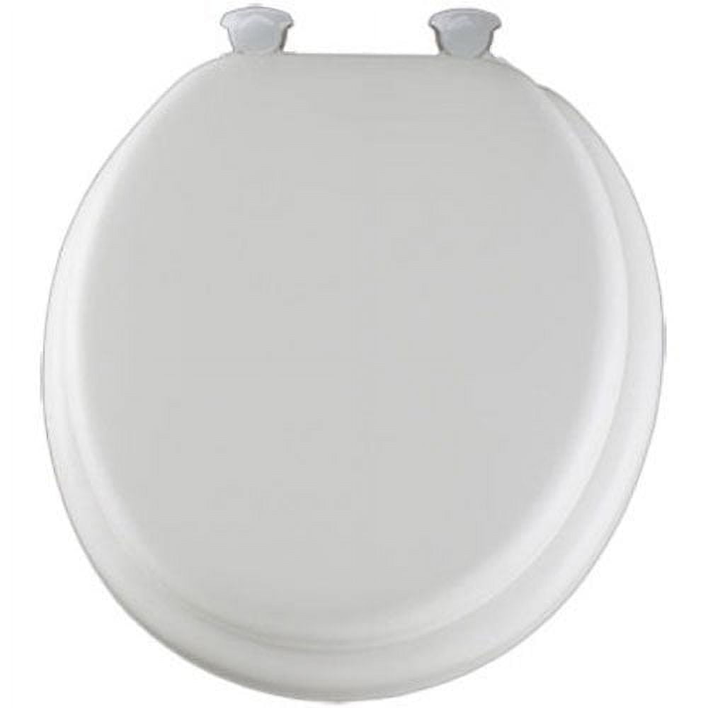 Mayfair Soft Toilet Seat with Molded Wood Core and EasyClean & Change