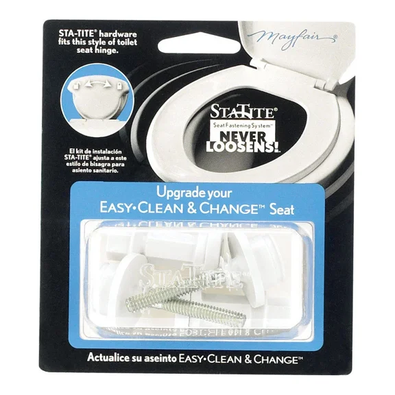 Mayfair Sta-Tite Toilet Seat Fastening Hardware Upgrade Kit, Statite