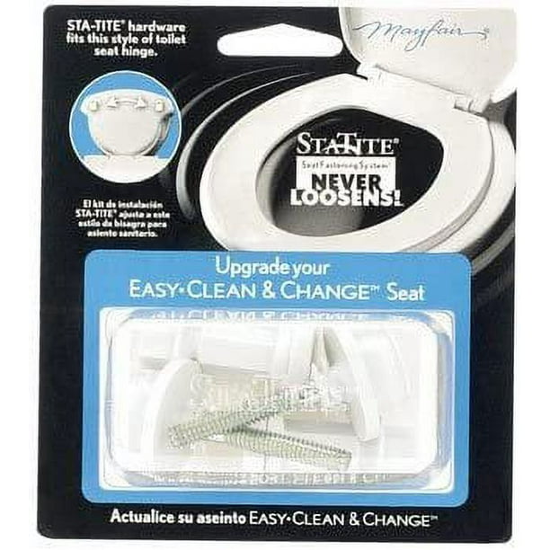 Mayfair Toilet Seat Hardware Upgrade Kit White