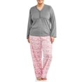 thumbnail image 1 of Mayfair Women's and Women's Plus Minky Fleece 2-Piece Pajama Set, 1 of 4