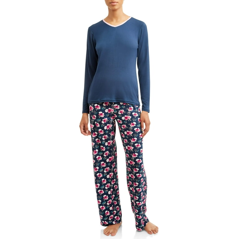 Mayfair Women s ladies Spandex Pajama Set Walmart
