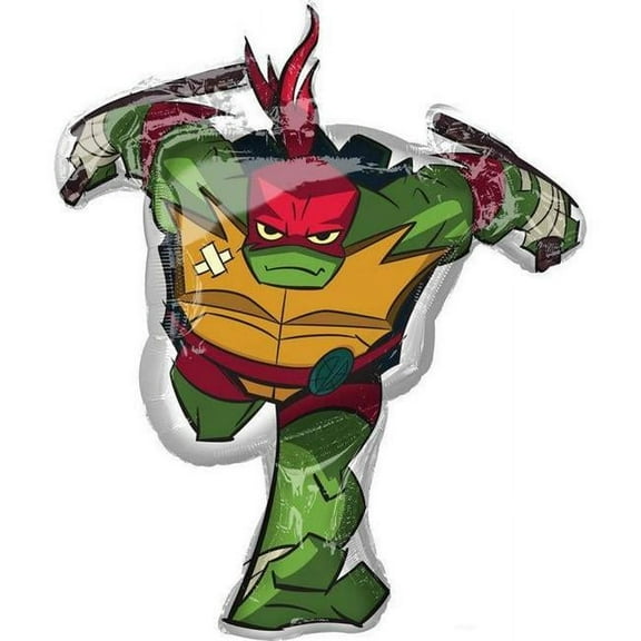 Mayflower 307182 34 in. Rise of the Teenage Mutant Ninja Turtles Raphael Foil Balloon