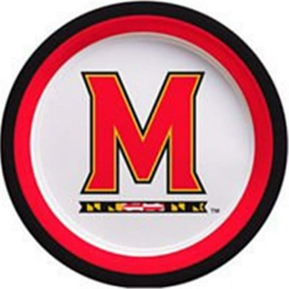 Mayflower 53049 10 Count 9 in. University of Maryland Plate