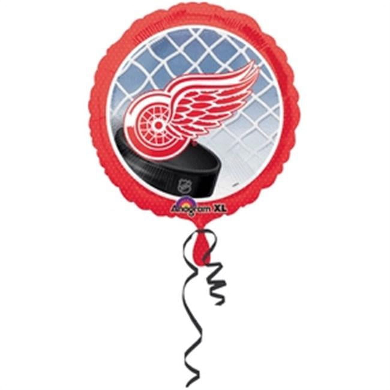 Acrylic Detroit Red Wings Logo Cake Topper - Officially Licensed NHL, 7.25" Tall
