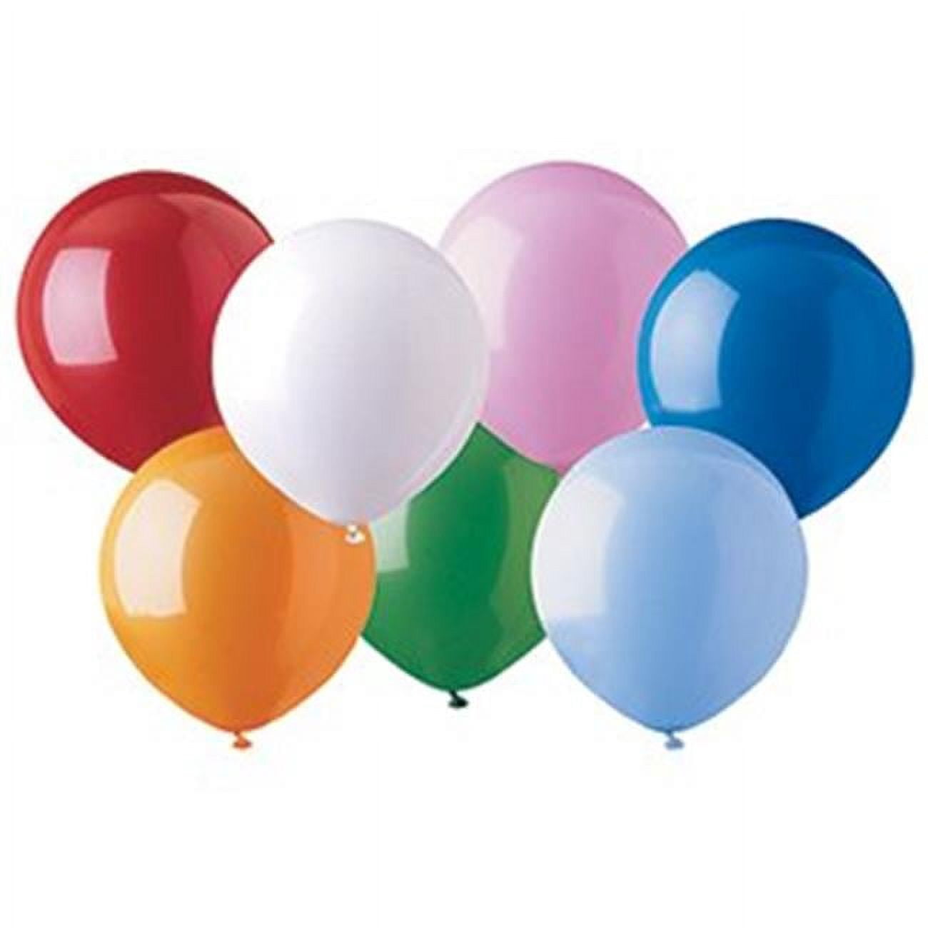 Mayflower Pearl Latex Balloons - 12-Inch Assorted Colors, 100 Count Pack