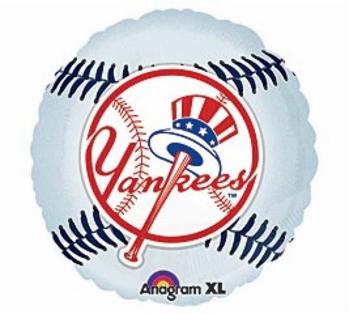 Mayflower Distributing 203914 New York Yankees Baseball Foil Balloon