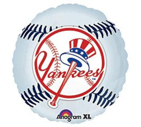 Mayflower Distributing 203914 New York Yankees Baseball Foil Balloon
