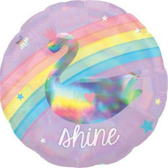 Mayflower Distributing 309819 18 in. Magical Rainbow Standard Foil Balloon