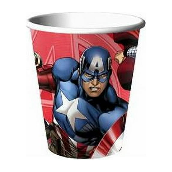 avengers assemble 9 oz cups paper (8 per package)