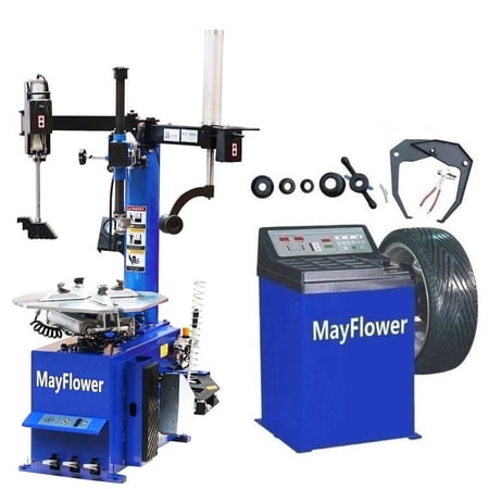 3.0 HP New Double Assist Arms Tire Changer Wheel Changers Machine Combo 988 680 / 1 Year Warranty