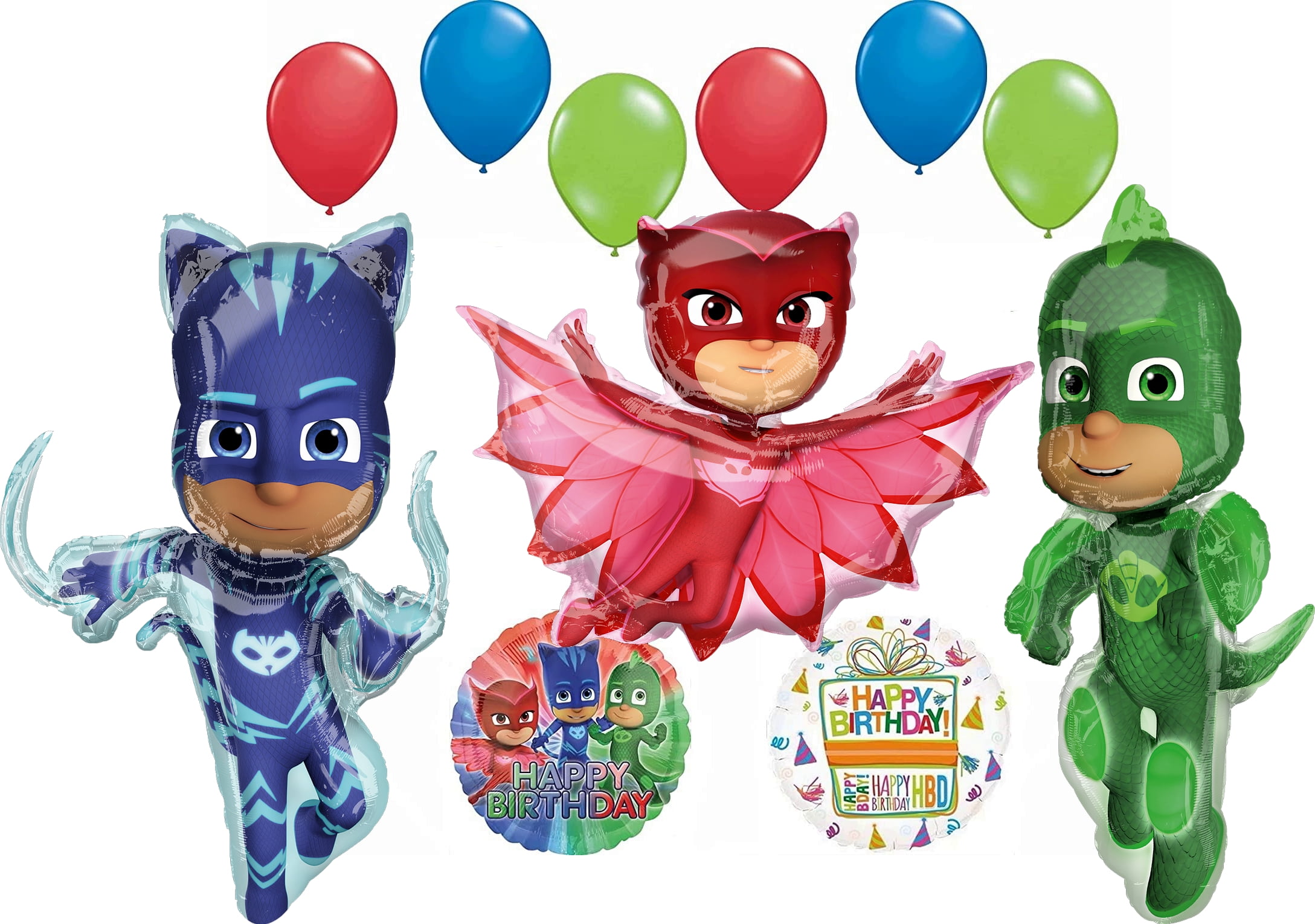 Bicchieri PJ Masks - Confezione Da 8 Pezzi Da 200 Ml Per Feste E Compleanni A Tema Super Pigiamini - Foto 8