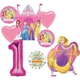 thumbnail image 1 of Mayflower Products Princess 1st Birthday Party Supplies Rapunzel Balloon Bouquet Decorations, 1 of 7