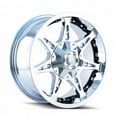 thumbnail image 1 of Mayhem 8060-8956C18 5-114.3- 5-127 PCD Missile Chrome Wheel, 1 of 3