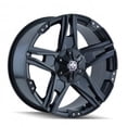 thumbnail image 1 of Mayhem 8080 Patriot 20x9 5x139.7/5x150 +20mm Matte Black Wheel Rim, 1 of 1