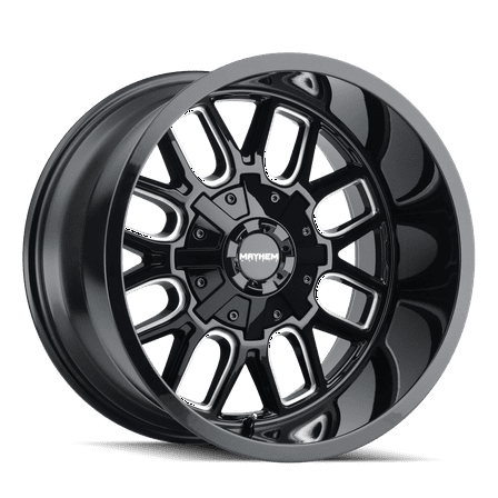 Mayhem Cogent-8107 18X9 6X135/6X139.7 0Et 106Cb Black W/Milled Spokes