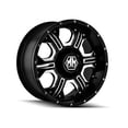 thumbnail image 1 of Mayhem Havoc 8020 Wheel with Matte Black Finish and Milled Spoke (18x9"/5x139.7mm), 1 of 2