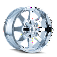 thumbnail image 1 of Mayhem Tank-8040 17X9 6X135/6X139.7 18Et 106Cb Chrome, 1 of 2