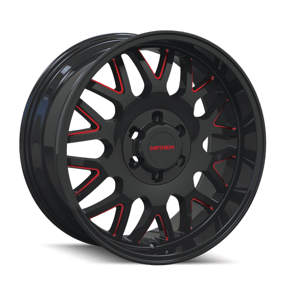 Mayhem Tripwire-8110 20X9 6X135 18Et 87.1Cb Black W/Prism Red