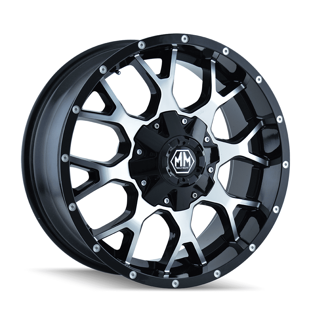 Mayhem Warrior-8015 20X9 5X150/5X139.7 0Et 110Cb Black/Machined Face