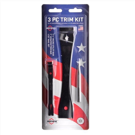 Mayhew 2053729 Multi Function Trim Tool Kit - 3 Piece