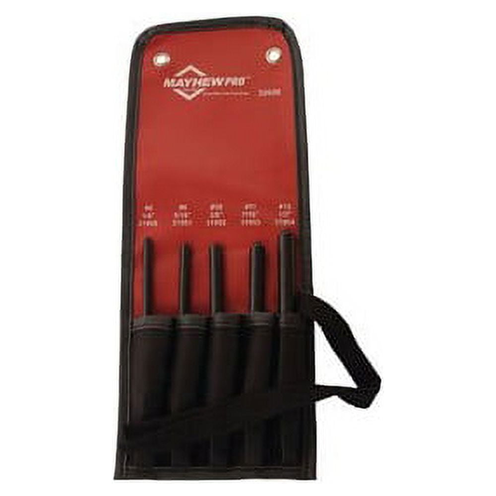 Mayhew 32020 5Piece Pneumatic Pilot Punch Set