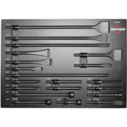 Mayhew 32090F Pneumatic Punch and Chisel Set 20 Piece Made in USA