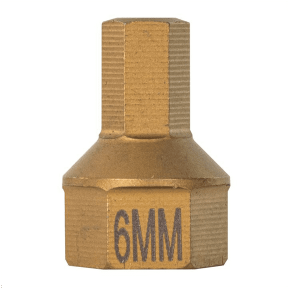 Mayhew 6 MM Metric Hex Dual Drive Bit, 7/16" Drive