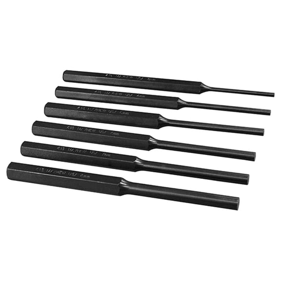 Mayhew 6-PC METRIC PIN PUNCH SET 3-8 MM