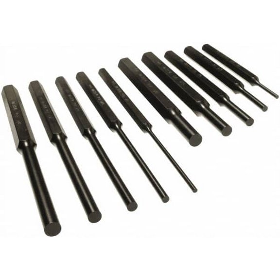 Mayhew 61511 (10 Piece) Pin Punch Set 0.125 to 0.375"