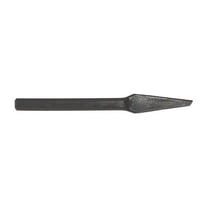 Mayhew Chisel,3/8in. Tip,7-1/4in. L,Half Round 10504