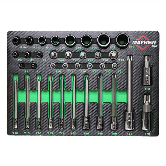 Mayhew 36 PC TORX Master Socket Bit Set