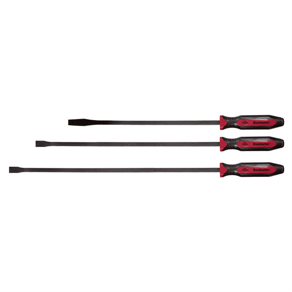 Mayhew 3 PC Dominator&reg; Pro Straight & Curved Pry Bar Set