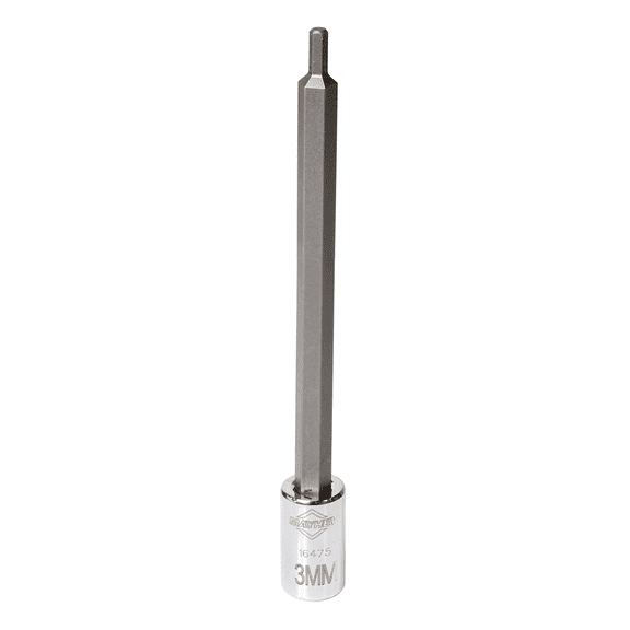 Mayhew Mayhew 3 MM Metric Hex Medium Insert Socket Bit, 1/4-Inch Drive